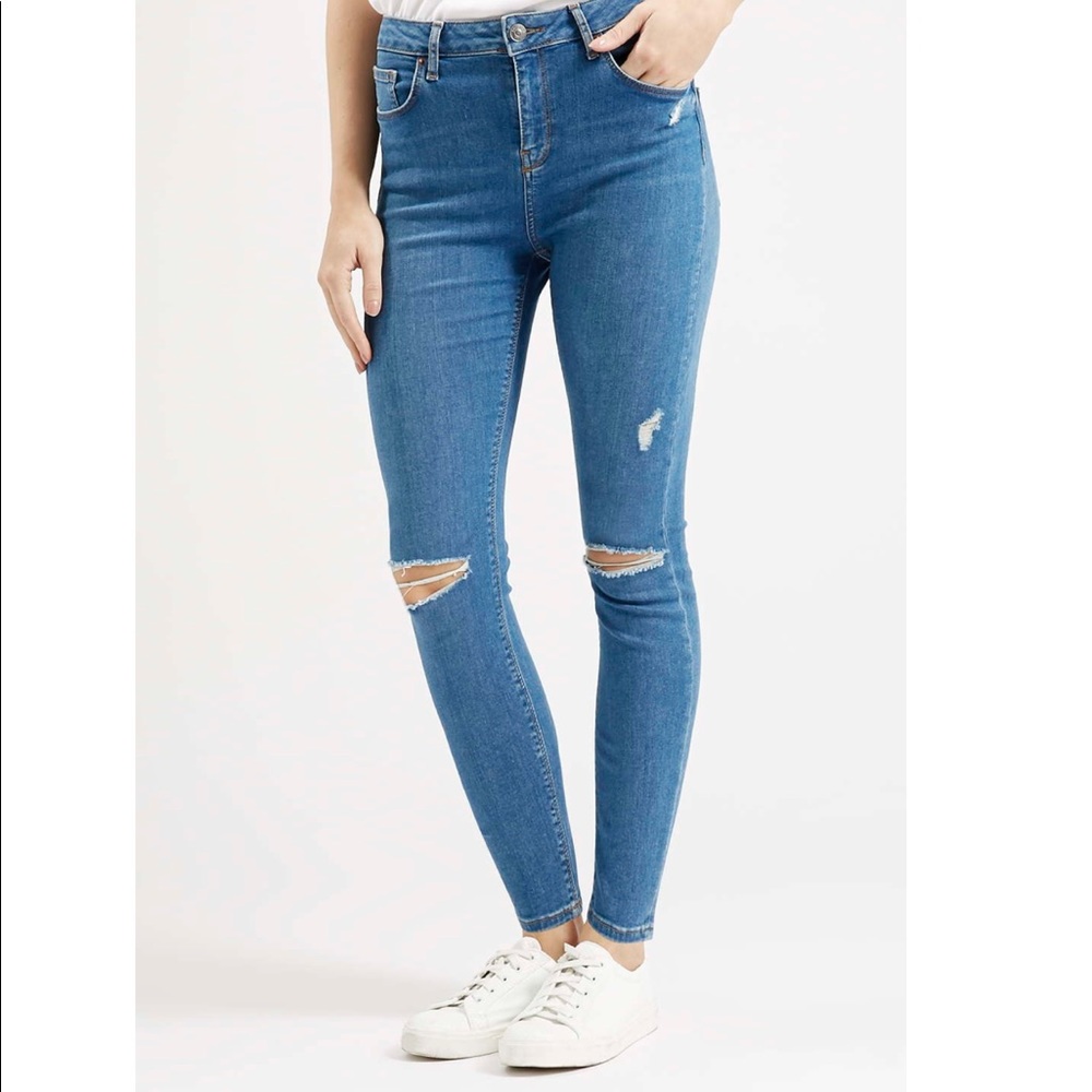Topshop Jamie Jeans Ripped
